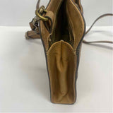 Frye Caramel Solid Leather Crossbody Handbag