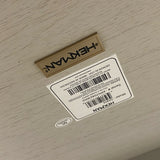 Hekman Chrome-Blue Wood Nesting Side Tables
