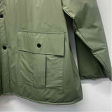 Northwest Territory Women's Size L Green Solid Rain Coat