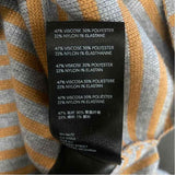 By Anthropologie Size S Women's Gray-Orange Stripe Pullover Sweater