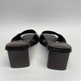 Etienne Aigner Size 8 Women's Brown Solid Slide Sandals