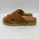 Tamara Mellon Size 7.5 Women's Brown Solid Slide Sandals