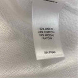 J.Jill Size L Women's White Solid Single Button Sweater