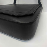 Matt & Nat Black Recycled Material Solid Shoulder Handbag