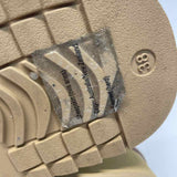 Mou Size 38-7.5 Women's Camel Crochet Platform Clogs