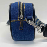 Marc Jacobs Blue Denim Stitches Crossbody Handbag