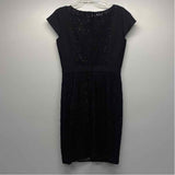 Tory Burch Size 6-S Women's Black Solid Sheath Dress