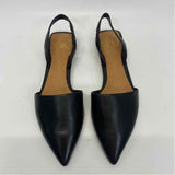 Franco Sarto Size 7.5 Women's Black Solid Slingback Shoes