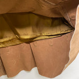 For Joseph Size 27-4 Women's Brown Beaded Flare Hem Skirt