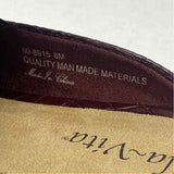 Bella Vita Size 8 Women's Burgundy Animal Print Mules Shoes