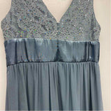R&M Richards Size 10-M Women's Teal Beaded Shift Dress