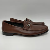 Allen Edmonds Men's 12 Solid Brown Leather Loafer Shoes