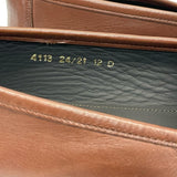 Allen Edmonds Men's 12 Solid Brown Leather Loafer Shoes