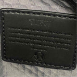Tumi Solid Black Faux Leather Crossbody Men's Bag