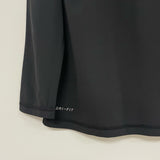 Nike Size S Women's Black Logo Long Sleeve Activewear Top