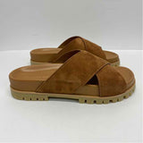 Tamara Mellon Size 7.5 Women's Brown Solid Slide Sandals