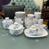 Noritake China Progression Good Times White-Multicolor Dinnerware - 54 Piece Set