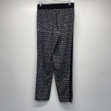 Calvin Klein Size S- 2/4 Women's Black-White Pattern Elastic Waist Pants