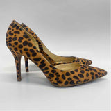 Jessica Simpson Size 8 Women's Brown Animal Print Pump Shoes