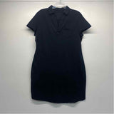 Frank & Eileen Est 1947 Size Xl Women's Black Solid T-Shirt Dress