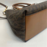 Michael Kors Brown Leather Signature Satchel Handbag