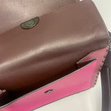 Coach Burgundy Colorblock Leather Crossbody Handbag