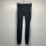 Athleta Size XS Women's Black-Multi Stripe Leggings Activewear Pants