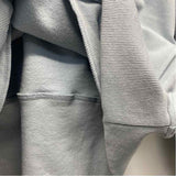 Allwear Size 4-XL Women's Light Blue Solid Zip Up/Hoodie Activewear Top