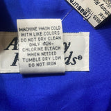 Anthony Richards Women's Size L Blue Solid Puffer Coat