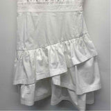 Veronica Beard Size XS Women's White Solid T-Shirt Dress