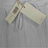 Z Supply Size M-8 Women's White Solid Pull On Pants