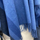 Neiman Marcus Size One size Women's Blue Stripe Open Front Poncho-Cape