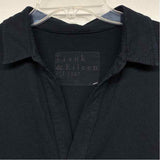 Frank & Eileen Est 1947 Size Xl Women's Black Solid V Neck Sleeveless Top