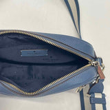 Kate Spade Blue Pebbled Leather Crossbody Handbag