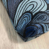 Maruca Blue Fabric Pattern Crossbody Handbag