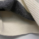 Pilcro - Anthropologie Size XS Women's Gray-White Stripe Pullover Sweater