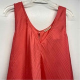 Soft Surroundings Size L Women's Peach Solid Maxi-Sleeveless Dress