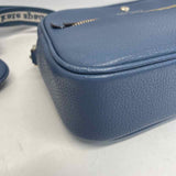 Kate Spade Blue Pebbled Leather Crossbody Handbag