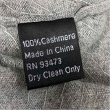 Pure Amici Size S Women's Gray Embellished Turtle Neck Short Sleeve Top