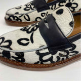 Taft Shoe Size 41.5- 8.5 White-Black Leather Men's Men's Shoes