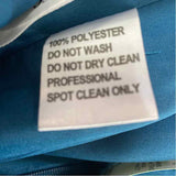 JJ's House Size XS Women's Blue Embellished Mesh Fit And Flare Dress