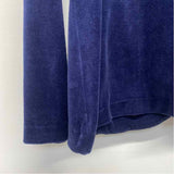 Lesley Evers Women's Size Xl Navy Solid Blazer Jacket