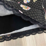 Maeve-Anthropologie Size 6-S Women's Black-Multi Floral Shift Dress