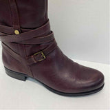 Naturalizer Size 9.5 Women's Burgundy Solid Riding Boots