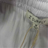 Z Supply Size M-8 Women's White Solid Pull On Pants