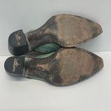 Old Gringo Size 10 B Women's Brown-Green Patchwork Western Mules