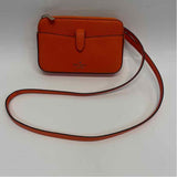 Kate Spade Orange Leather Pebbled Crossbody Handbag