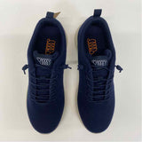 Woolloomooloo Size 7.5-8 Unisex Navy Solid Slip On Sneakers