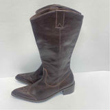 Eddie Bauer Size 7 Women's Brown Embroidered Riding Boots