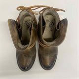 Freebird by Steven Size 6 Women's Olive Distressed Ankle Booties